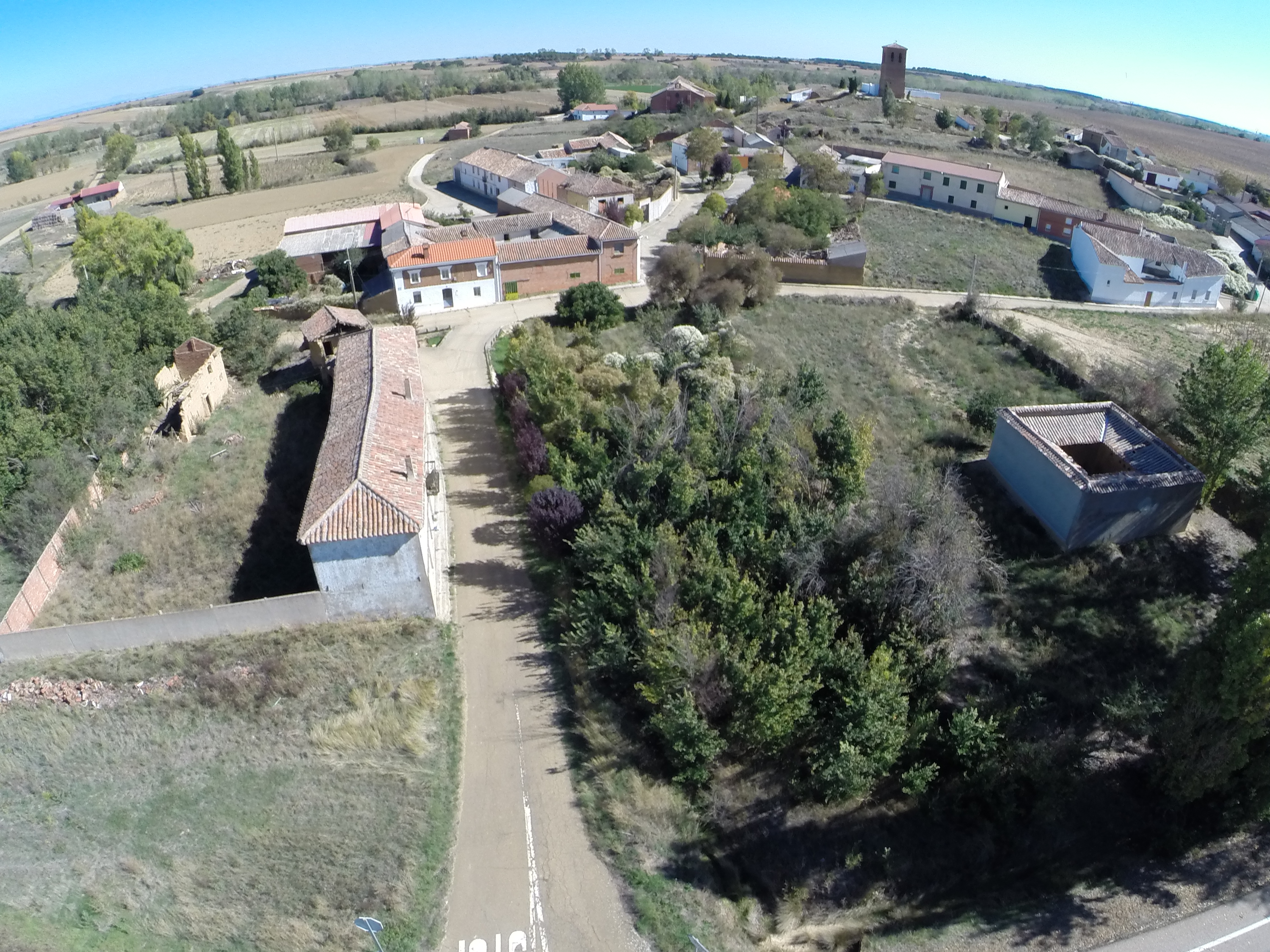 Galería fotográfica aérea de  Quintanilla de la Cueza